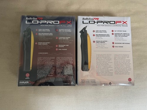 Babyliss LO-PRO FX Low-Profile Clipper & Trimmer Set Andy Authentic Collection - Picture 6 of 6