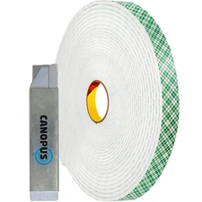 0.5inx36yd Heavy Duty Double-Sided Acrylic Foam Mounting Tape for Paper Crafting