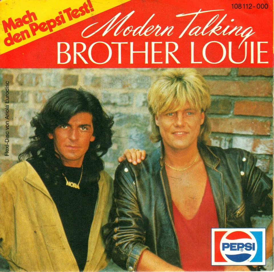 7" Modern Talking – Promo-Pepsi-Flexi: Brother Louie / Germany 1986 - Bild 2 von 3