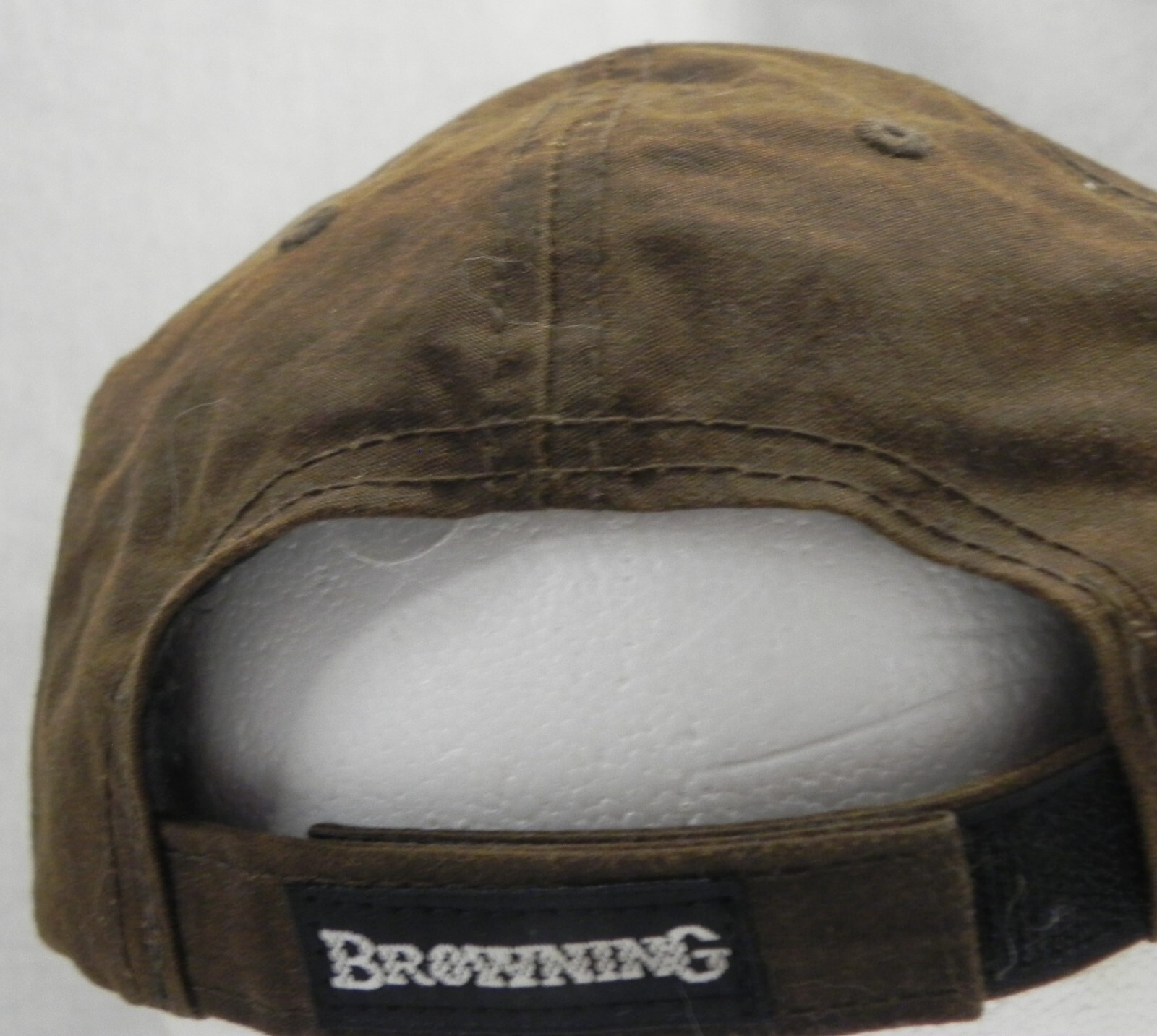 Browning ball cap Adjustable, Solid Back, Dark Br… - image 3