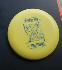  Innova Golf Disc Putter, DX Aviar Putter X-Out Yellow Club Disc with blue foil