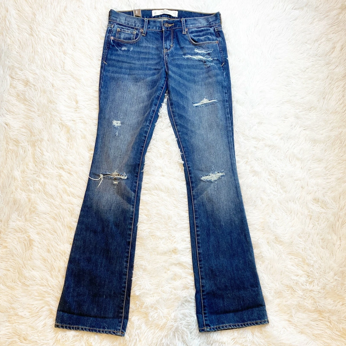 Abercrombie and hotsell fitch distressed jeans