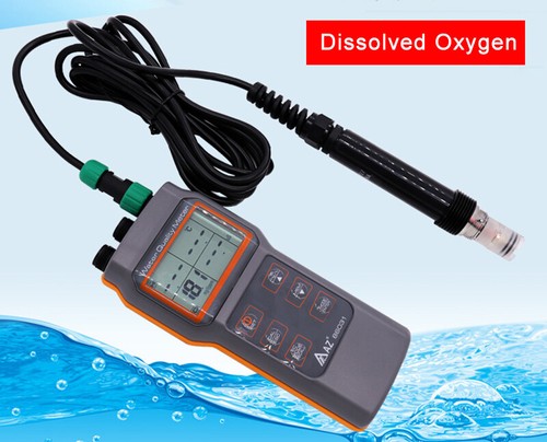 22222AZ8603 Wasserqualitätsmessgerät, pH-Meter / D.O. / Zustand / Salzgehalt / TDS Tester - Bild 5 von 9