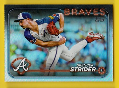 2024 Topps 11 Spencer Strider Rainbow Foil Braves Pitcher