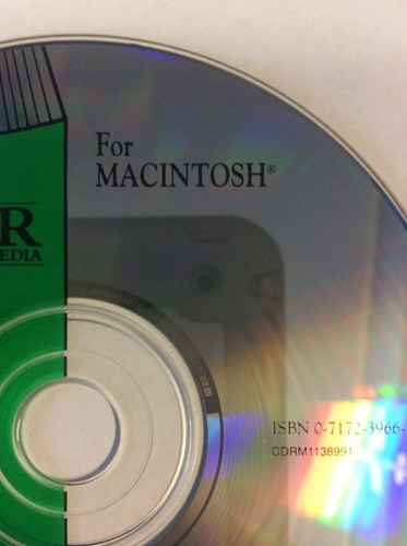The New Grolier Multimedia Encylopedia Release 6 1993 CD-Rom Mac Software - Picture 3 of 7