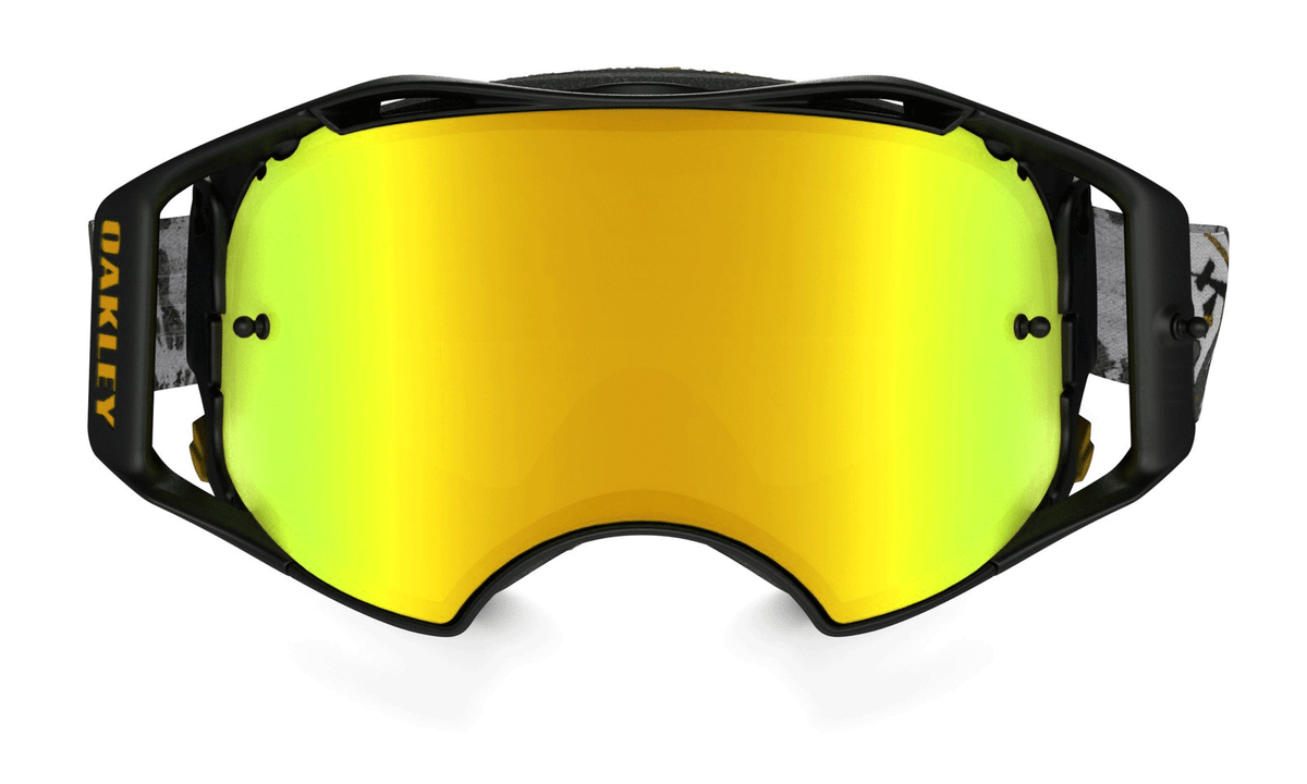 GOGGLE-SHOP GOLD MIRROR LENS to fit OAKLEY AIRBRAKE MOTOCROSS