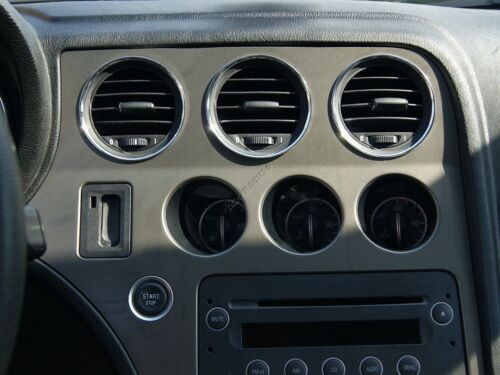 Für Alfa Romeo 159 Brera poliertes Aluminium Chrom Lüftungsschlitze Ringe Surround 5 Stück - Bild 7 von 14
