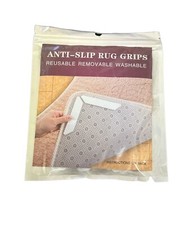 Rug Grippers Anti Curling Non Slip Pad Carpet Reusable Removable Washable 8 pcs
