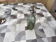 bouteille 1 SYPHONS de Bar EAU DE SELTZ ancien VERRE Transparent