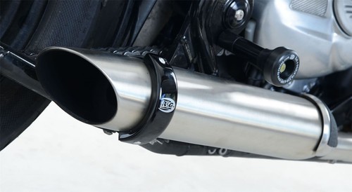 R&G Exhaust Protection Round Black (Arrow exhaust) Universal - Picture 4 of 6