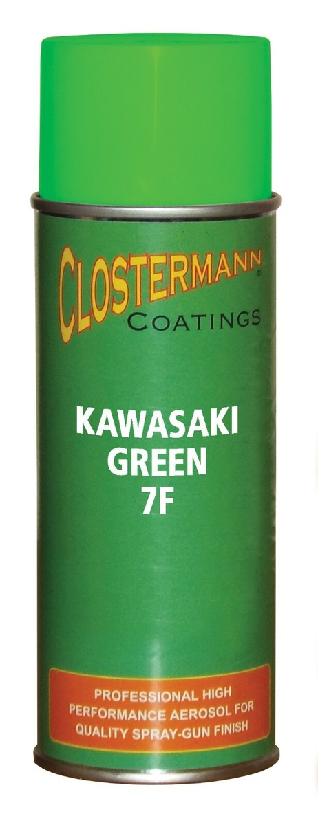 Kawasaki Lime Green Spray Paint 7F Code Motorbike Bright Gloss