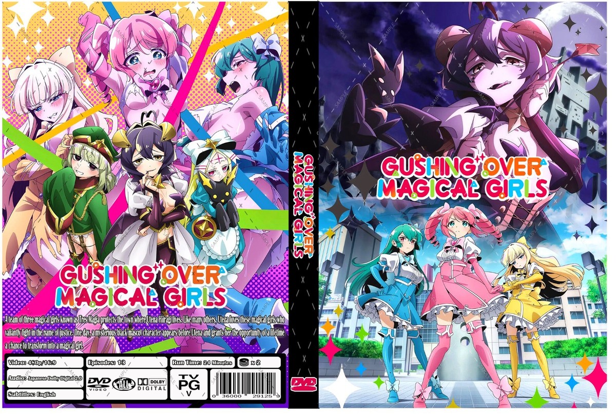 Gushing over Magical Girls Anime Series Episodes 1-13 Uncensored 