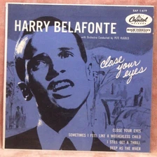 Harry Belafonte close your eyes EAP-1-619 7" 45rpm 1955