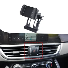 Interior Car Holder Mount Air Vent Stand Cradle For Alfa Romeo Giulia 2017-22