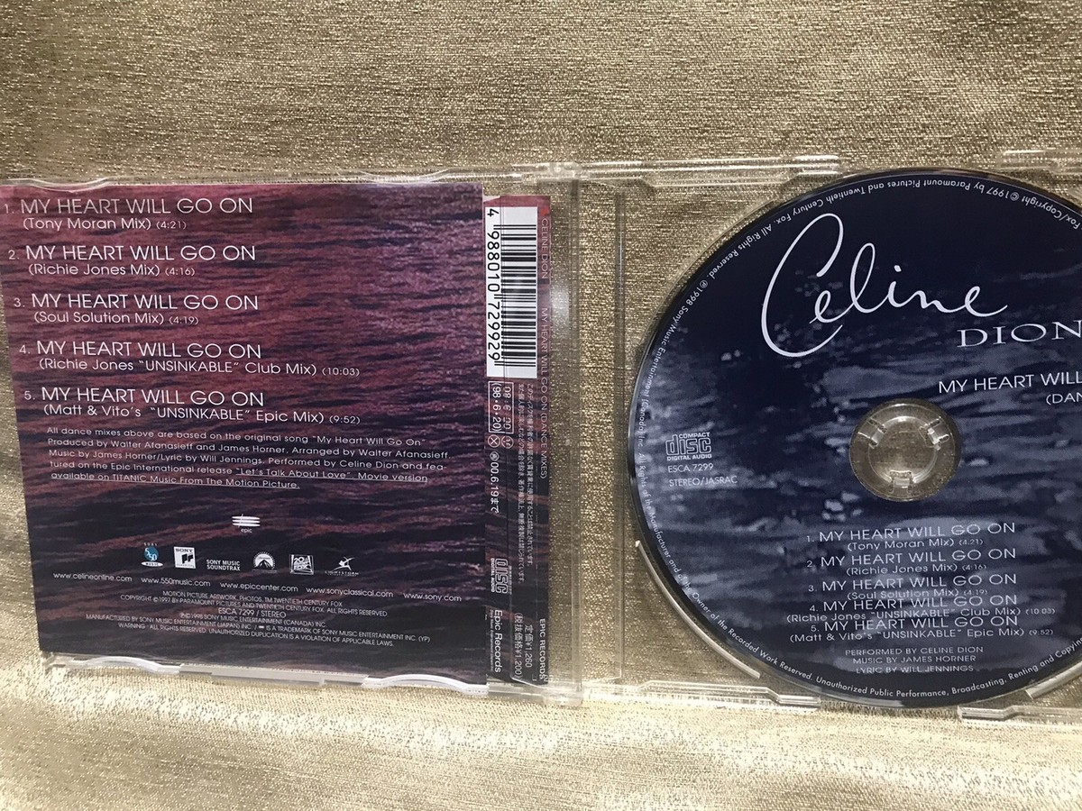 セリーヌ・ディオン My Heart Will Go On リミックス集 CD