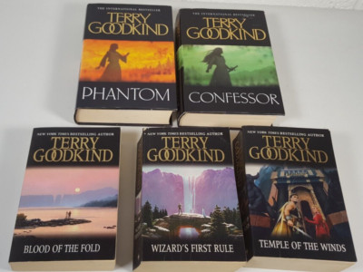 Wizard's First Rule Phantom Confessor Terry Goodkind 5 Book Bundle Fantasy PB HB