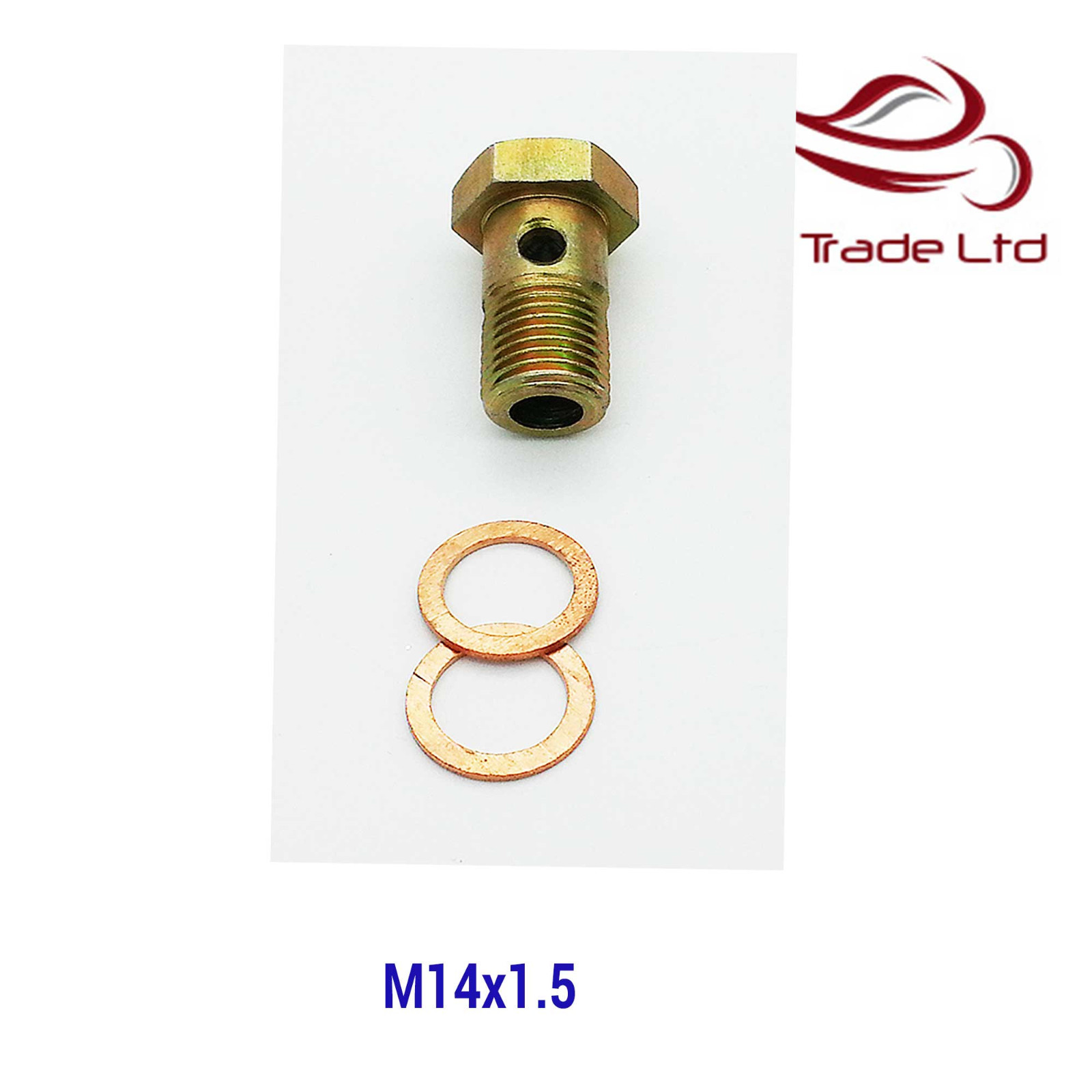 Kit Bulloni Banjo Freno Moto - 5 Bulloni E 10 Rondelle, M10x1.0mm O M10x1.25mm - Foto 2