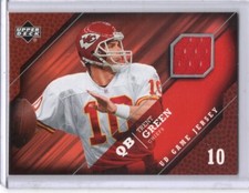 2005 Upper Deck UD Game Jersey Trent Green Kansas City Chiefs