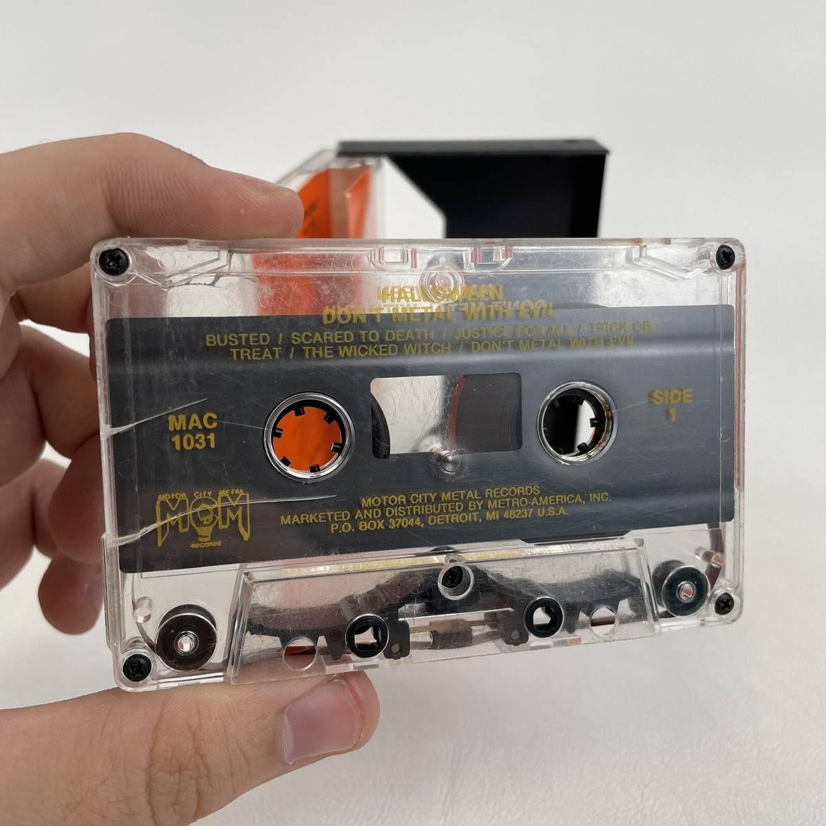 🔥HALLOWEEN — DON'T METAL WITH EVIL (Cassette, 1985) Motor