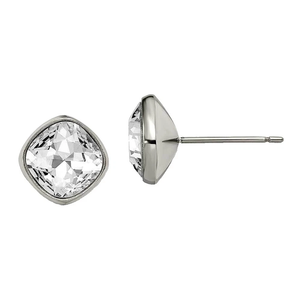 Pendientes de Moda de Tuerca Cristal de titanio