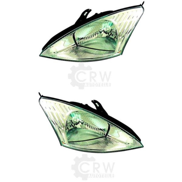Halogen Scheinwerfer Set FüR Ford Focus Daw Dbw 1.6 16V 1.4 Dnw 1.8 Dfw-image