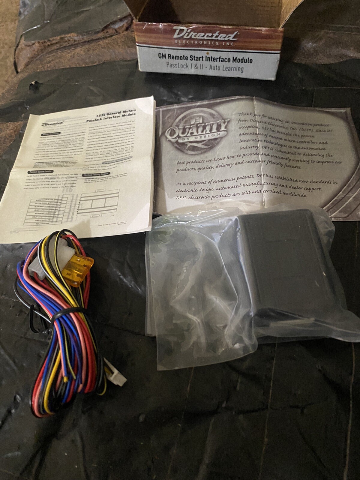 DEI 555LW REMOTE START INTERFACE MODULE / PASSLOCK I & II AUTO LEARNING