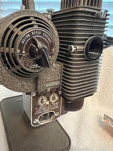Vintage Used REVERE Eight 8mm Projector with Case Cord Untested