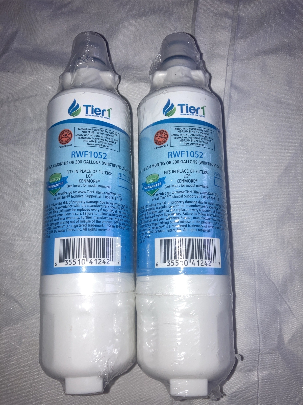 Tier1 LG Kenmore Replacement Filter RWF1052 (2 Pack) 635510412427 eBay