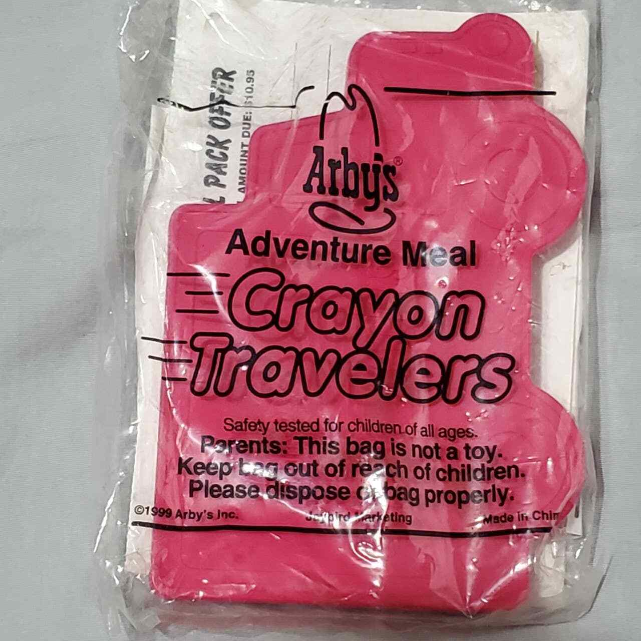 1999 Arbys Crayon Travelers Boat New in Package 