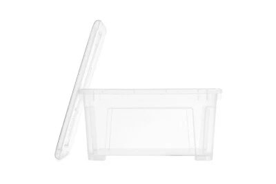 IKEA "SAMLA" Box mit Deckel verschiedene Größen transparent - Bild 1 von 4