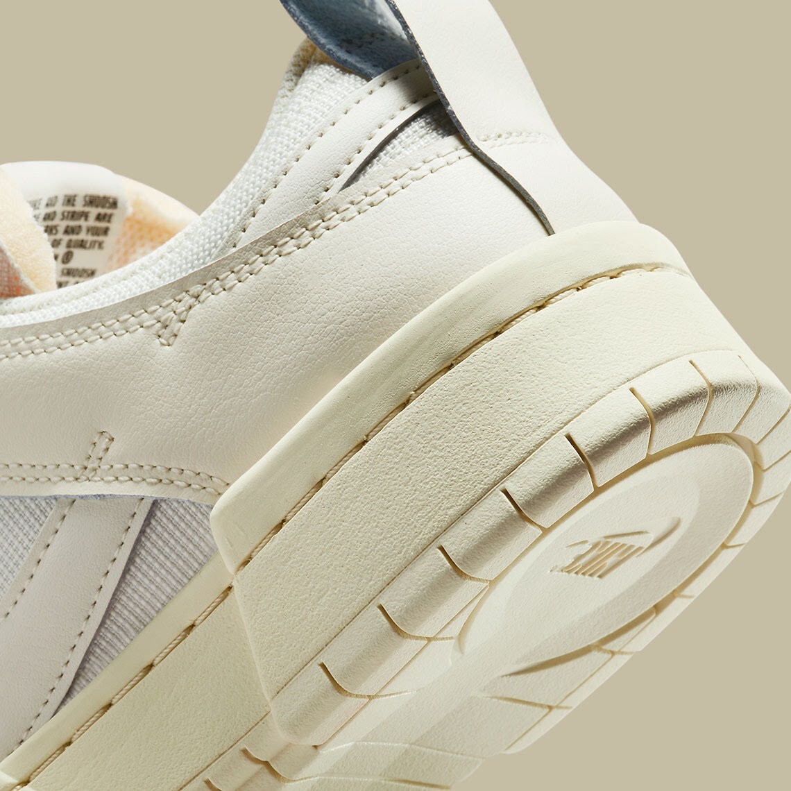 Women’s Size 5 Nike Dunk Low Disrupt Casual Shoe Coconut Milk CK6654