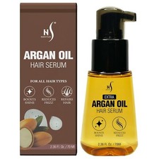 HerStyler Advanced Argan Oil Hair Serum with Vitamin E and Aloe Vera - 2.36 Floz