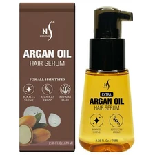 HerStyler Advanced Argan Oil Hair Serum with Vitamin E and Aloe Vera - 2.36 Floz