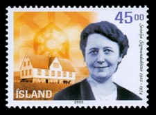 Island 2002 Sesselja Sigmundsdottir, Intellectual Disability Advocate MNH / UNM
