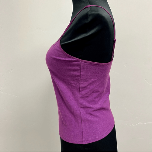 NWOT vintage y2k Victorias Secret tank in metallic purple sz S - Picture 2 of 12