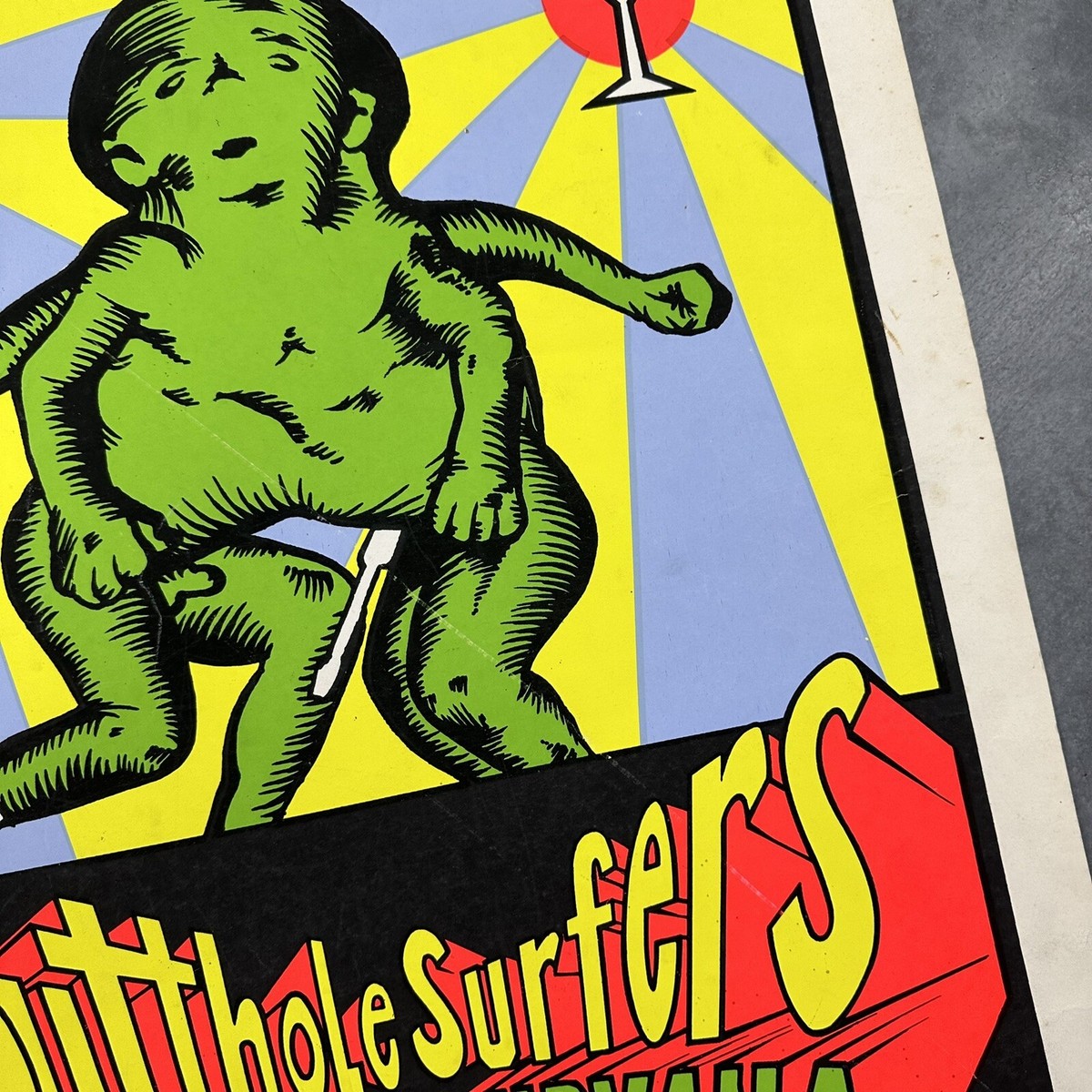 高品質の人気 Butthole surfers バットホールサーファーズ ポスター