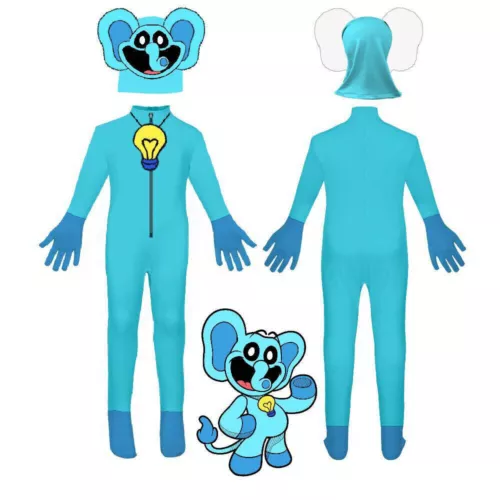 Poppy Playtime Chapter 3 Festival Costume Jumpsuit Fancy Dress Kids Boys Girl UK - Picture 20 of 29