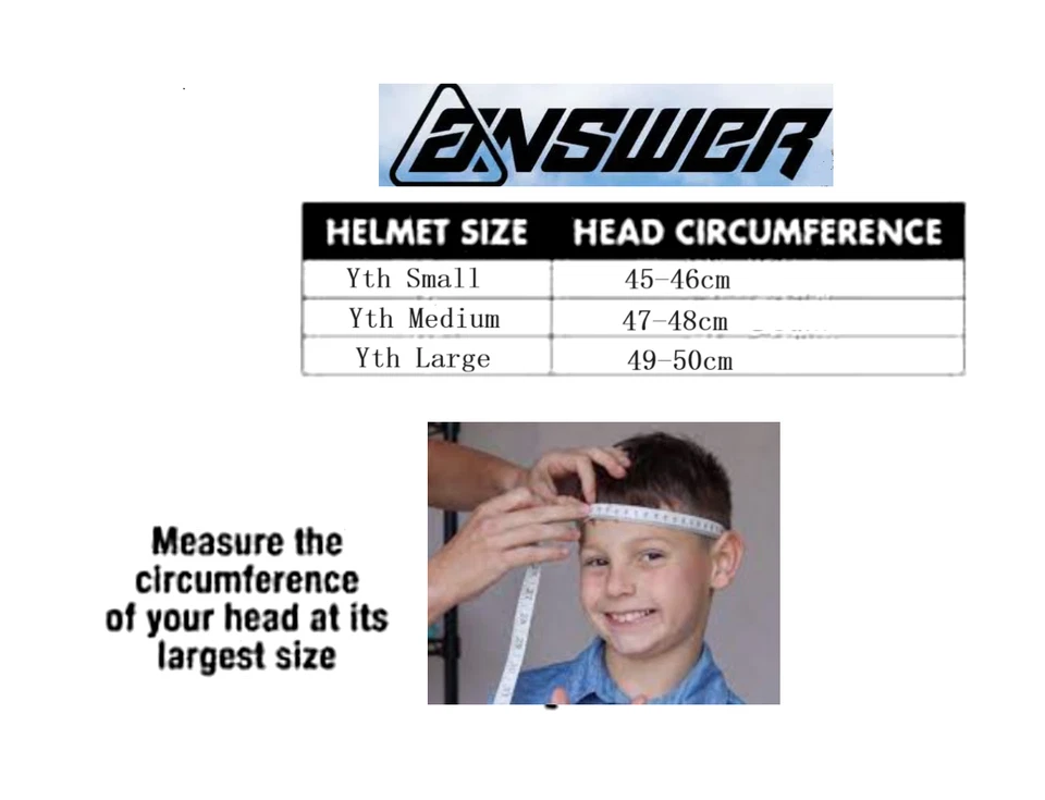 Answer Racing AR1  Youth Dirt Bike Helmet NEW Motocross Helmet Kids Yam  blue YM - Image 4 of 4