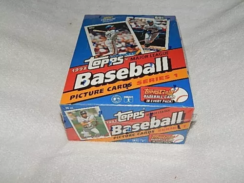 1993 Topps Series 1 Sealed  Baseball Wax Box Mint PSA