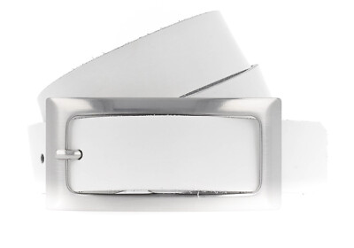 Vanzetti Classics 30mm Belt W85 Gürtel Accessoire White Weiß Neu