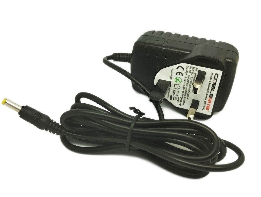 9v Tesco Technika 7 inch Twin Portable DVD Player quality power supply  charger c