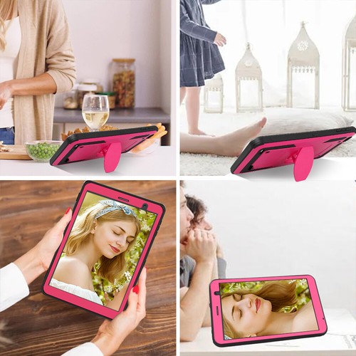 For NUU Tab 8 Sunshine T1 Elite Gateway 8 inch Case Built Stand+Screen Protector - Picture 15 of 49