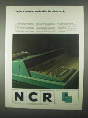 1967 NCR 315 Computer Ad - Won't Call it A Day