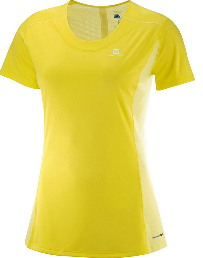 Salomon Camicia da corsa agile heather donna manica corta