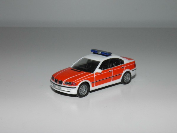 COCHE EMERCENCIAS BMW SERIE 3 MARCA HERPA ESCALA H0