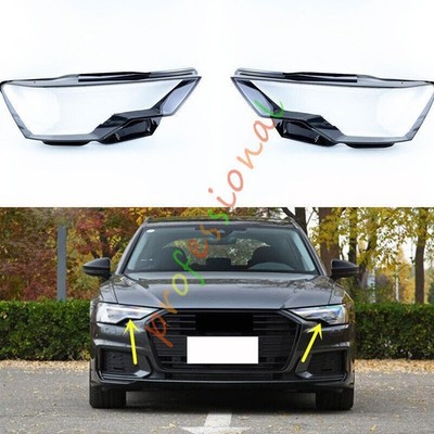 For Audi A6 S6 2019-2023 Both Side Headlight Clear Lens Replace 
