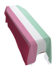 Abrosexual Pride Coffin Drape Flag - Premium Quality and Made To Order in the UK