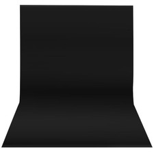 Black Backdrop, 10x20 FT Polyester Photo Backdrop for Photoshoot Black
