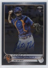 2022 Topps Chrome Rookie Auto Patrick Mazeika #RA-PM Auto tm7