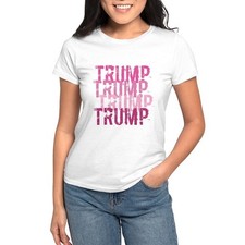 CafePress Pink Trump T Shirt Women's T-Shirt 1781280298